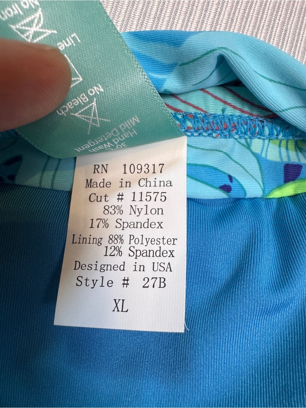 Sunsets Wild Palms Tropical Bikini Bottom Mid Rise XL Swimwear Separate - Picture 6 of 7